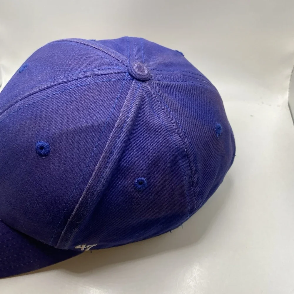 Los Angeles Dodgers Hat Youth  Faded Blue 47 Brand MVP STRAPBACK Cleaned‎